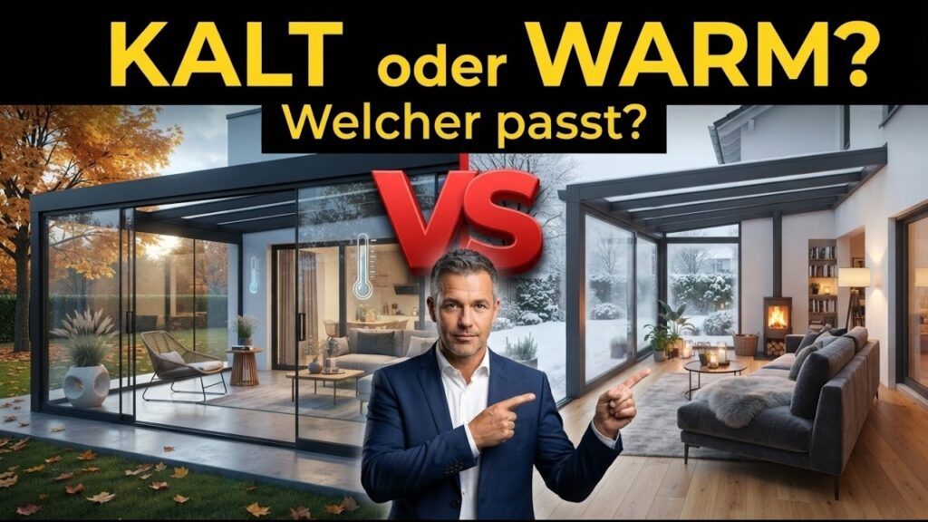 Kalt- oder Warmwintergarten