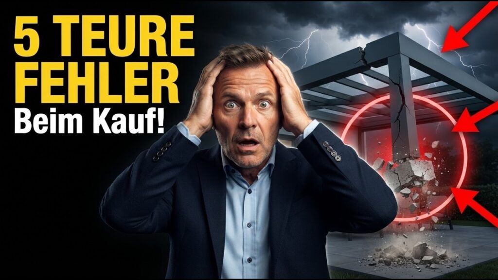 5 Fehler beim Terrassendachkauf